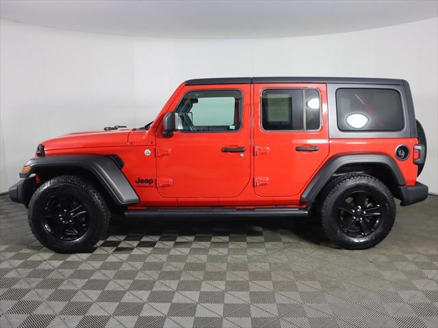 used 2020 Jeep Wrangler Unlimited car, priced at $28,629
