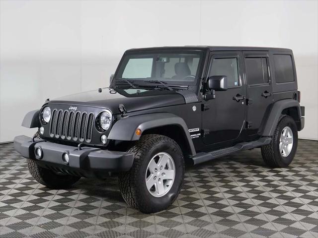 used 2015 Jeep Wrangler Unlimited car, priced at $15,859