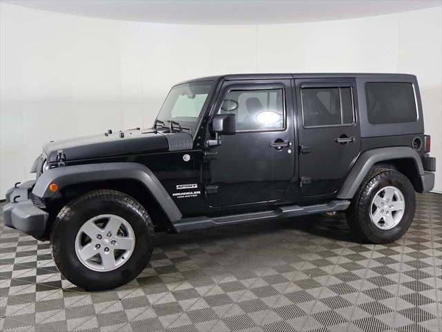 used 2015 Jeep Wrangler Unlimited car, priced at $15,859