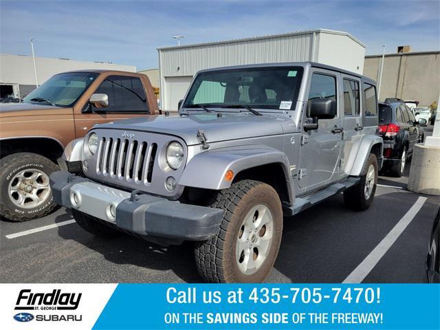 used 2014 Jeep Wrangler Unlimited car, priced at $17,990