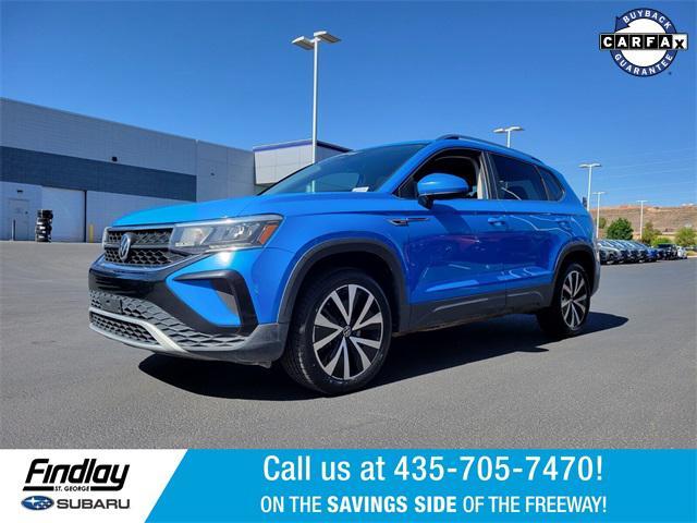 used 2022 Volkswagen Taos car, priced at $19,590