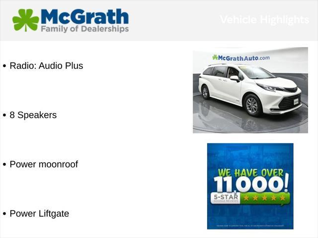 used 2021 Toyota Sienna car, priced at $35,885