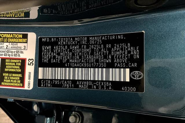 new 2025 Toyota Camry car, priced at $33,689