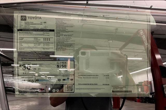 new 2025 Toyota Corolla Cross car, priced at $32,649
