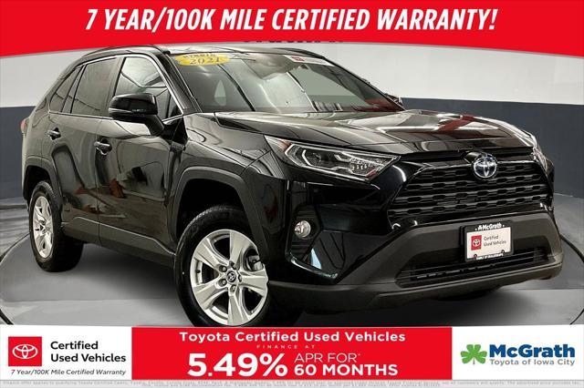 used 2021 Toyota RAV4 Hybrid car, priced at $33,998