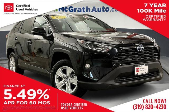used 2021 Toyota RAV4 Hybrid car, priced at $33,998