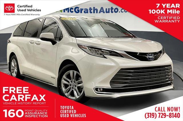 used 2021 Toyota Sienna car, priced at $44,833