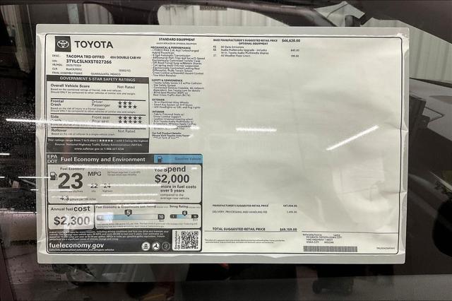 new 2025 Toyota Tacoma car, priced at $46,784
