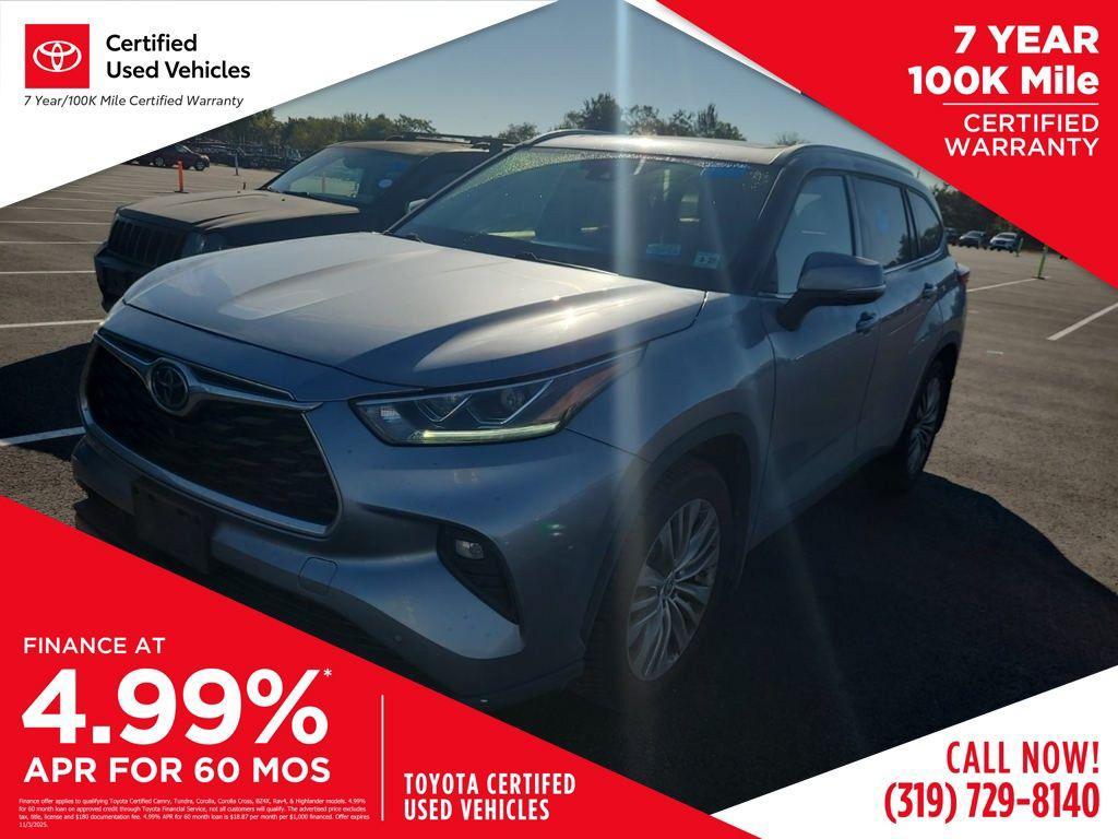 used 2022 Toyota Highlander car, priced at $39,485