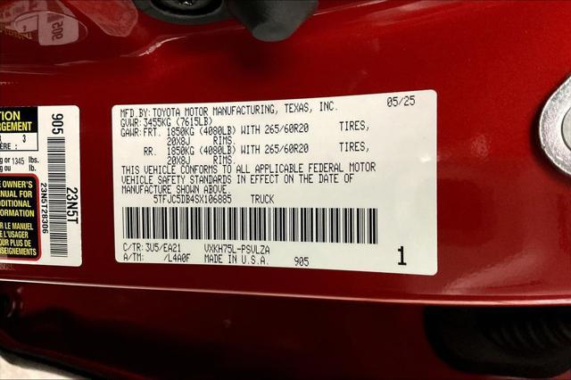 new 2025 Toyota Tundra Hybrid car, priced at $58,740