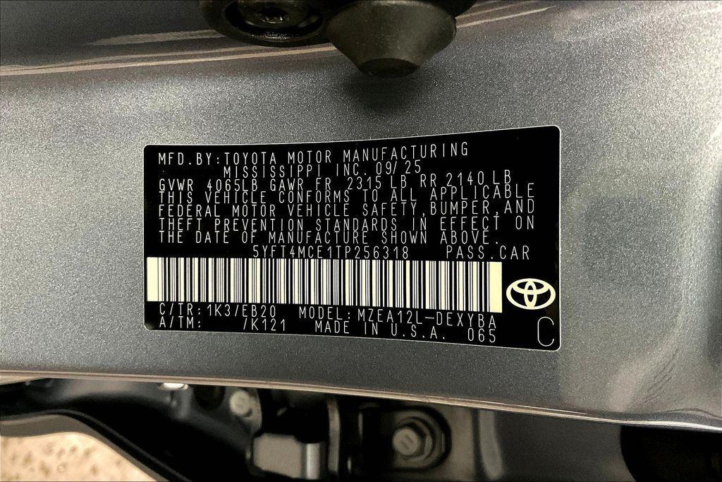 new 2026 Toyota Corolla car, priced at $30,904