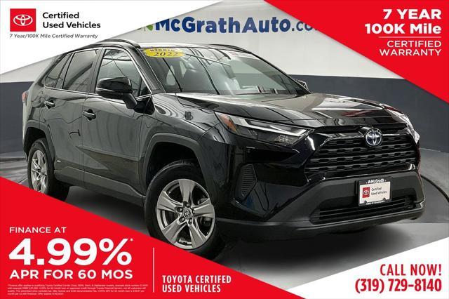used 2022 Toyota RAV4 Hybrid car, priced at $31,800