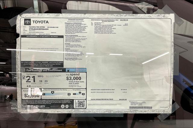 new 2024 Toyota Tacoma car, priced at $46,100