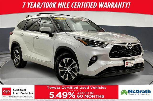 used 2022 Toyota Highlander car, priced at $38,799