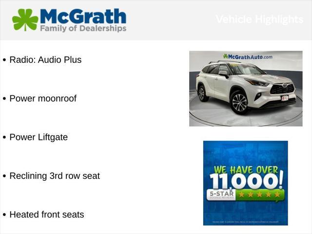 used 2022 Toyota Highlander car, priced at $38,799