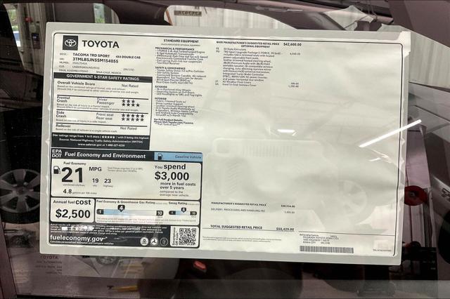 new 2025 Toyota Tacoma car, priced at $47,894