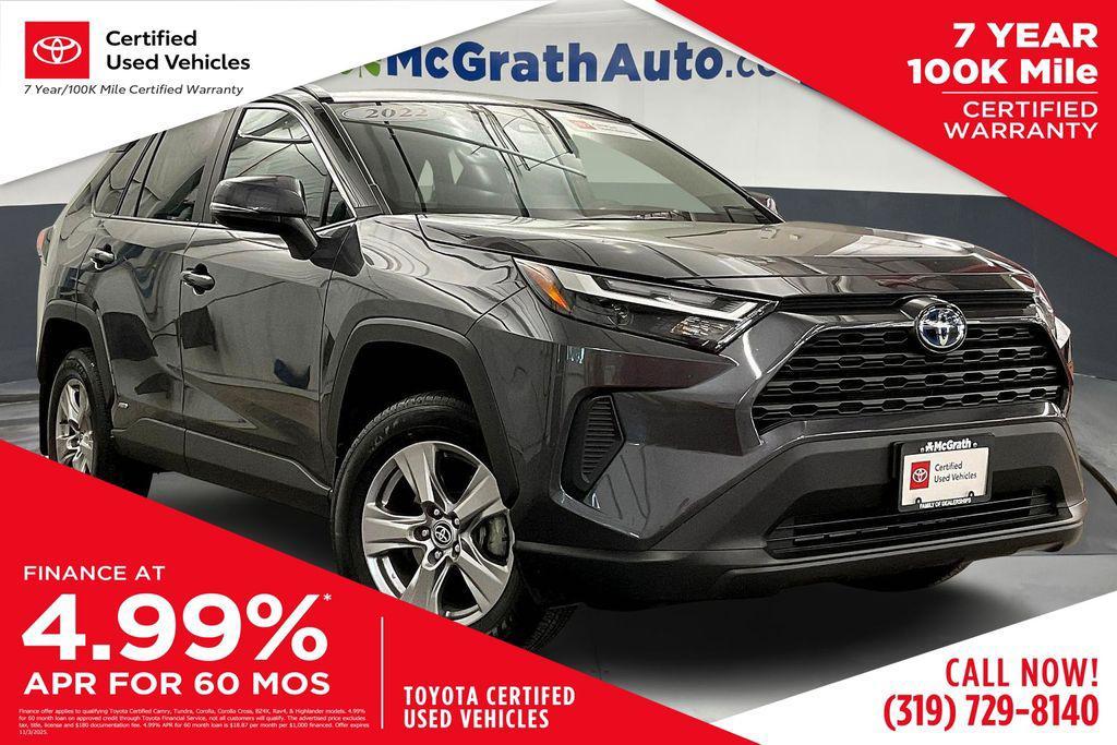 used 2022 Toyota RAV4 Hybrid car, priced at $35,888