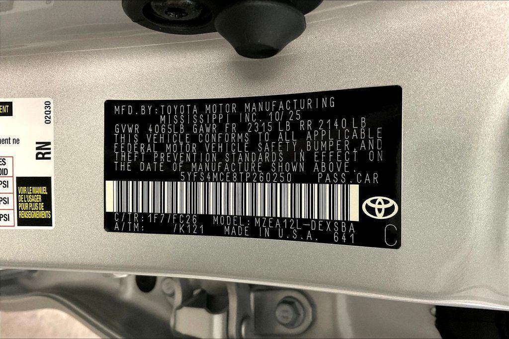 new 2026 Toyota Corolla car, priced at $26,829