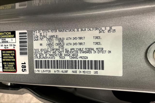 new 2025 Toyota Tacoma car, priced at $43,429