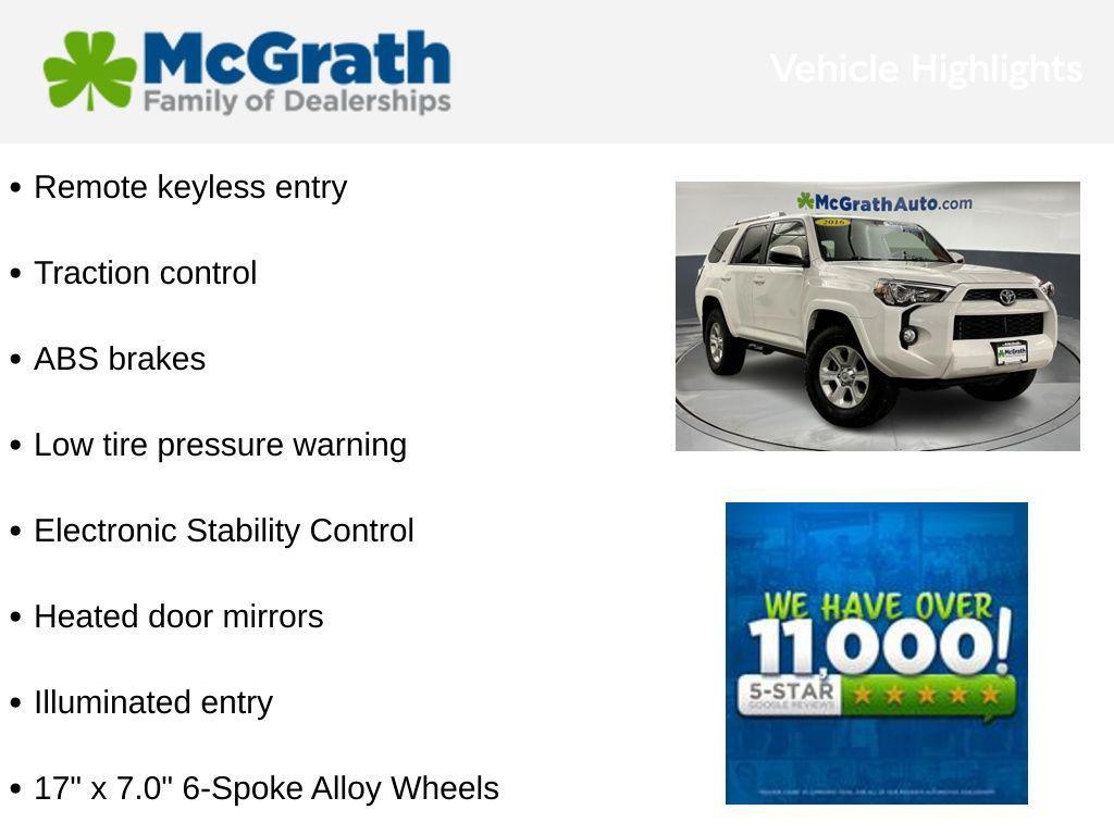 used 2016 Toyota 4Runner car, priced at $28,872