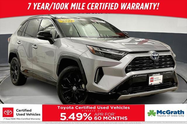 used 2022 Toyota RAV4 Hybrid car, priced at $38,544