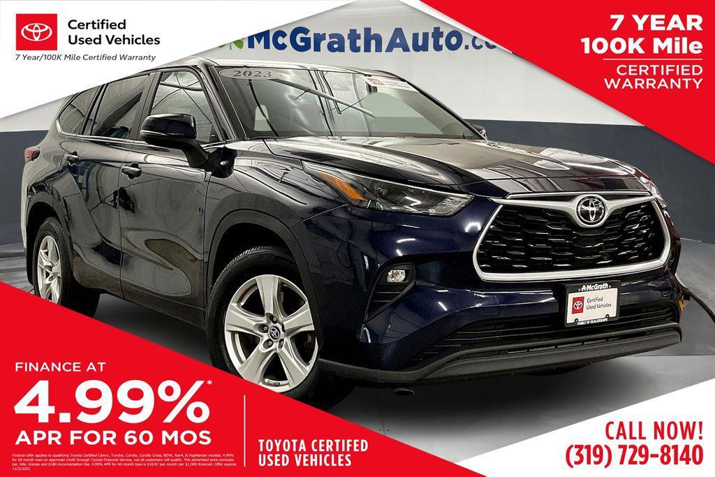 used 2023 Toyota Highlander car, priced at $32,528
