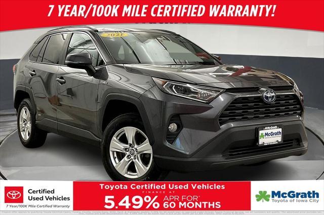 used 2021 Toyota RAV4 Hybrid car, priced at $29,987