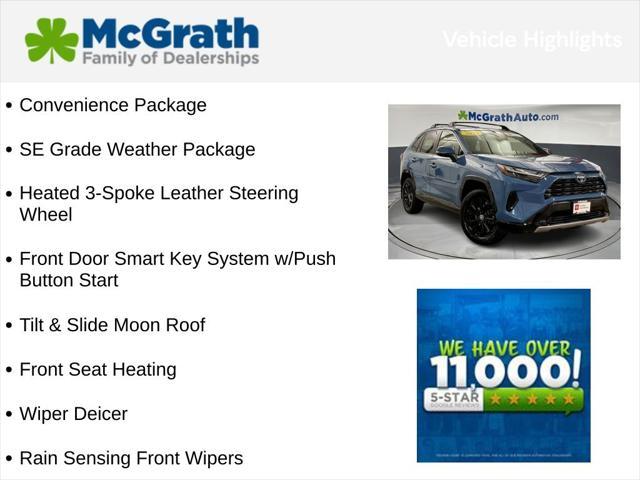 used 2022 Toyota RAV4 Hybrid car, priced at $34,998