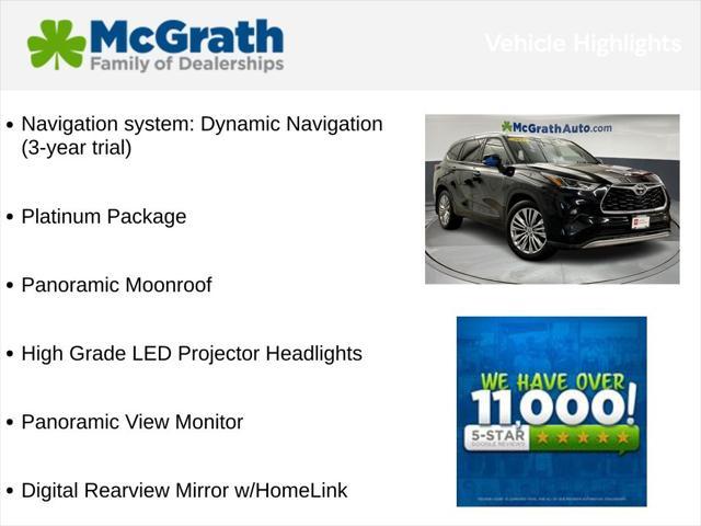 used 2022 Toyota Highlander car, priced at $47,023
