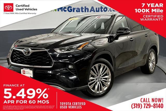 used 2022 Toyota Highlander car, priced at $44,019