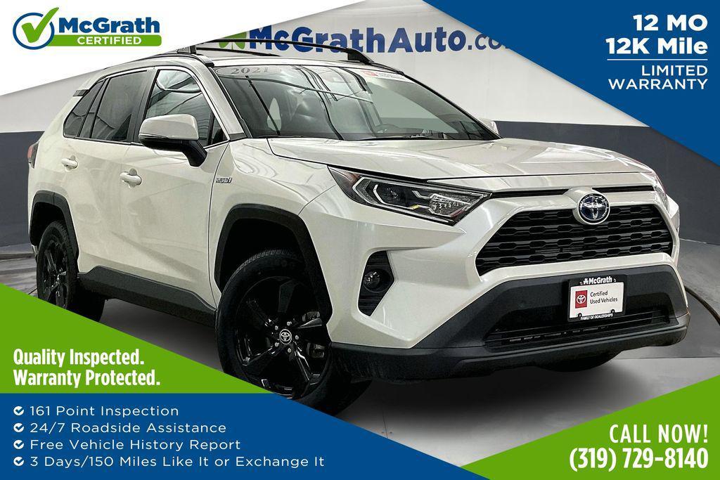 used 2021 Toyota RAV4 Hybrid car, priced at $30,620
