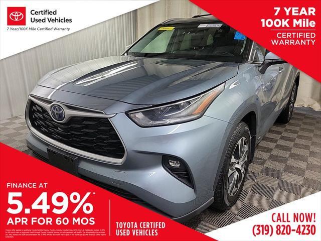 used 2021 Toyota Highlander Hybrid car, priced at $37,528
