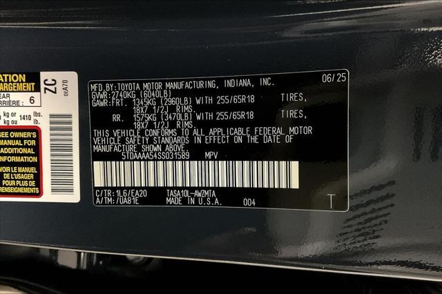 new 2025 Toyota Grand Highlander car, priced at $45,663