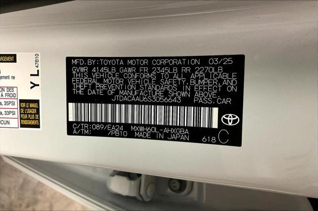 new 2025 Toyota Prius car, priced at $34,710