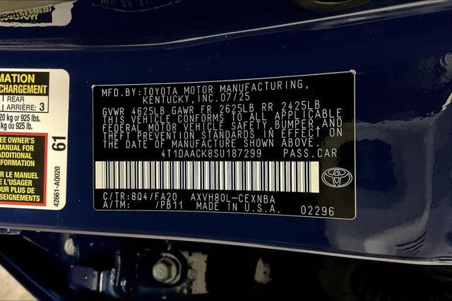 new 2025 Toyota Camry car, priced at $31,789