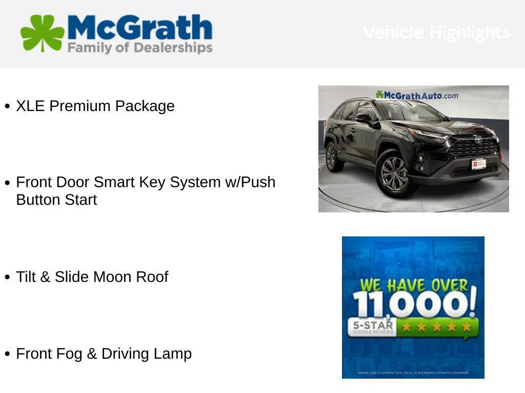 used 2022 Toyota RAV4 Hybrid car, priced at $32,086