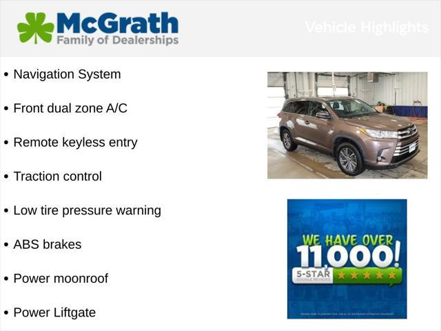 used 2019 Toyota Highlander car, priced at $30,254