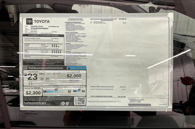 new 2025 Toyota Tacoma car, priced at $54,400