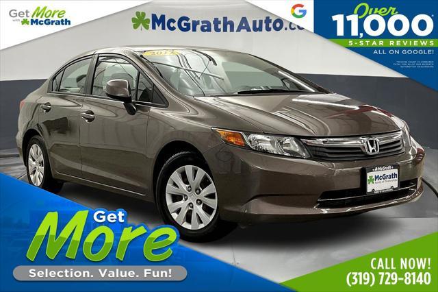 used 2012 Honda Civic car, priced at $12,388