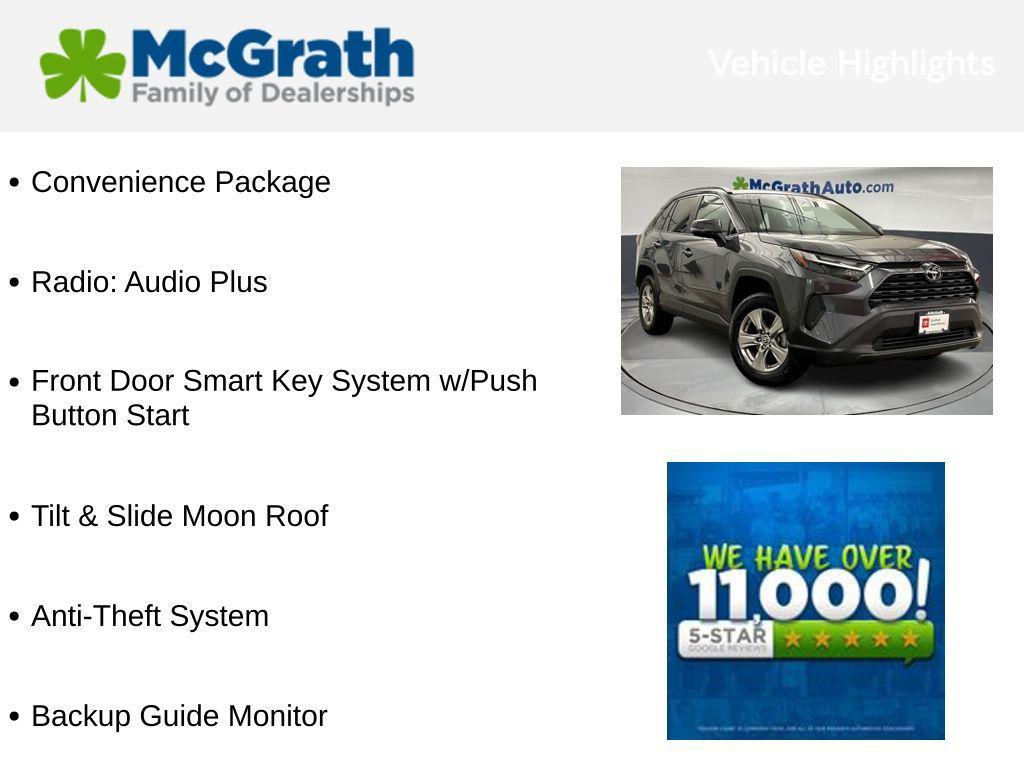 used 2022 Toyota RAV4 car, priced at $34,438