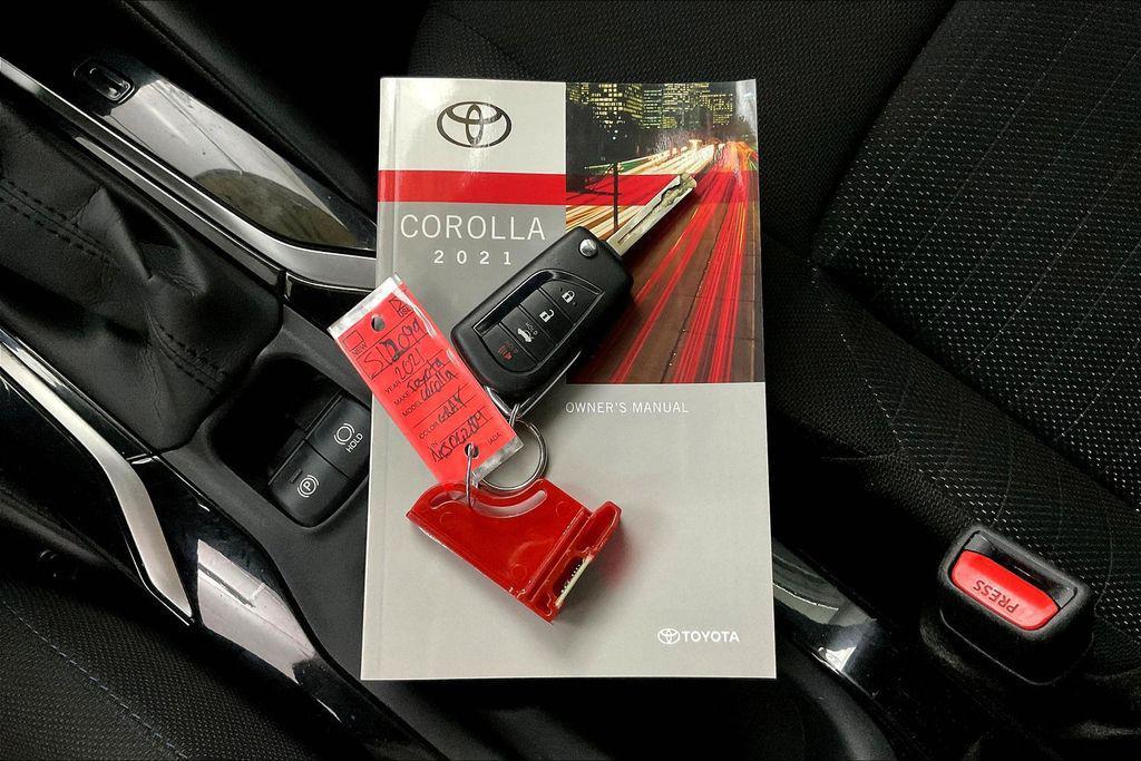 used 2021 Toyota Corolla car, priced at $17,500