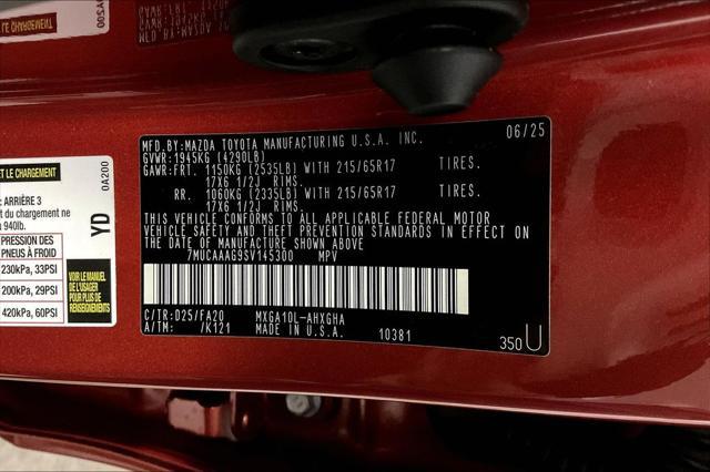 new 2025 Toyota Corolla Cross car, priced at $28,589