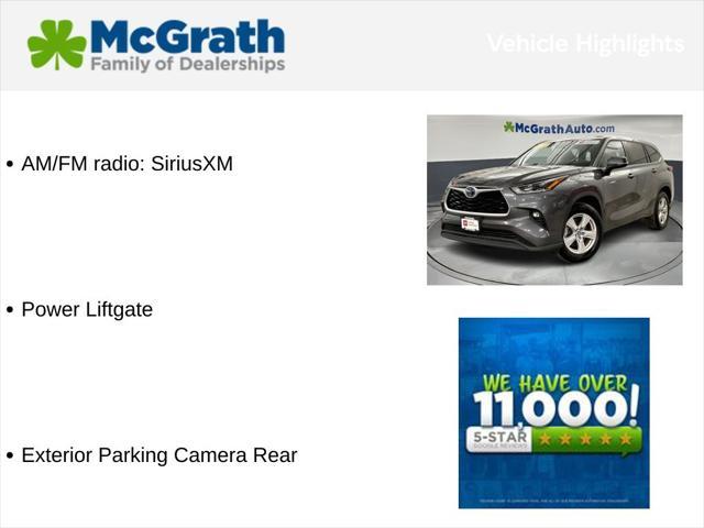 used 2021 Toyota Highlander Hybrid car, priced at $28,993