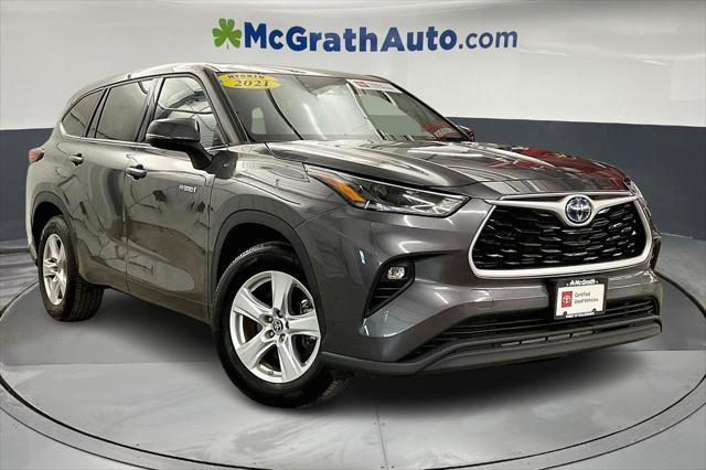used 2021 Toyota Highlander Hybrid car, priced at $28,993