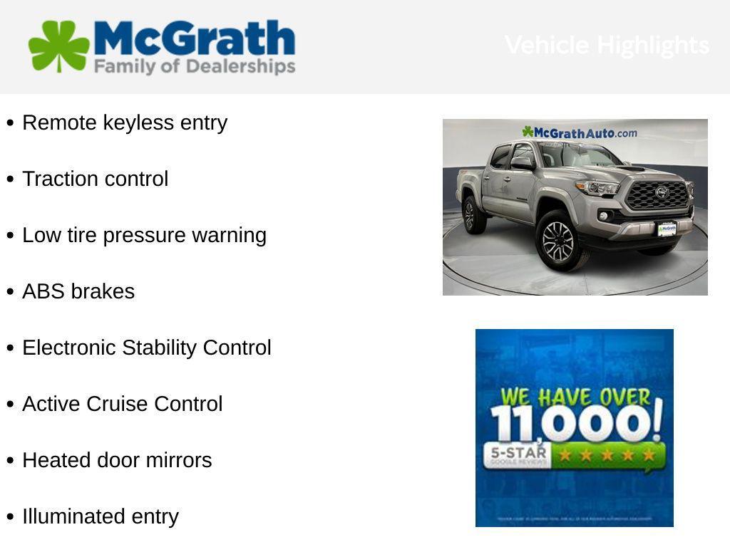 used 2020 Toyota Tacoma car, priced at $29,987