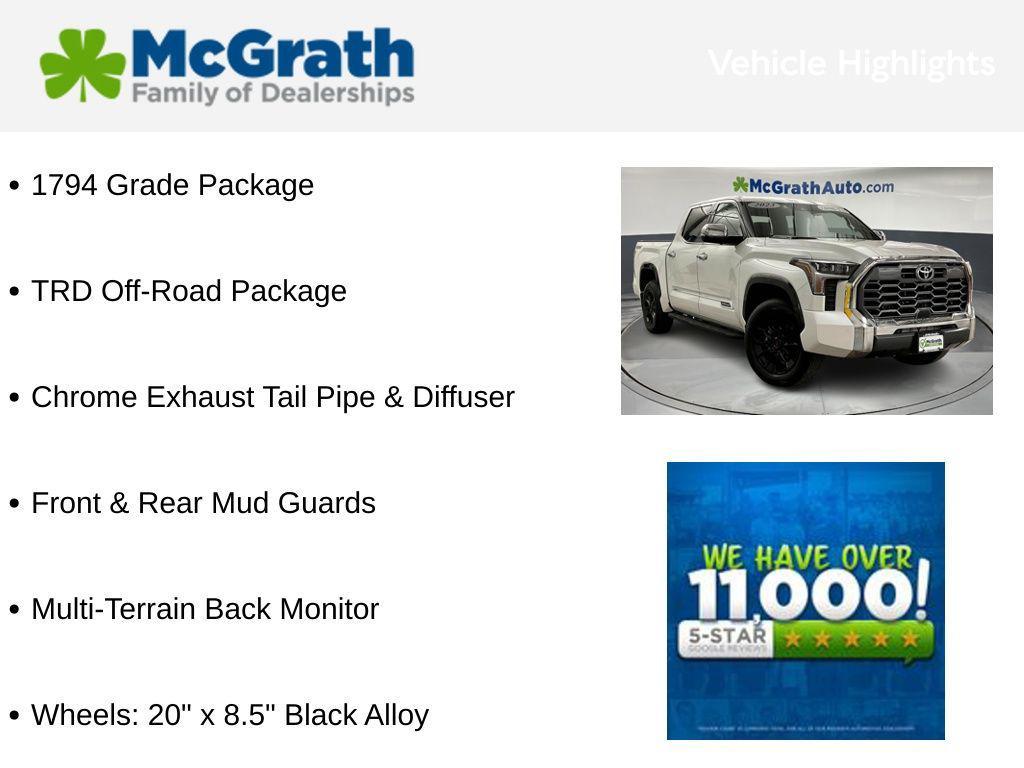 used 2023 Toyota Tundra Hybrid car, priced at $52,707