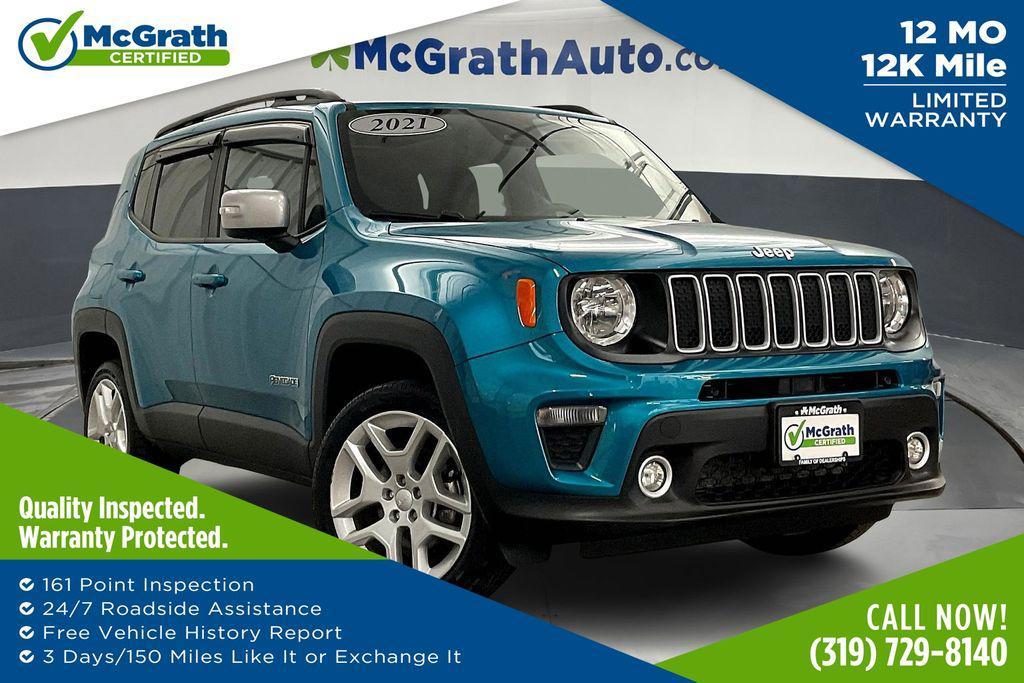 used 2021 Jeep Renegade car, priced at $17,700