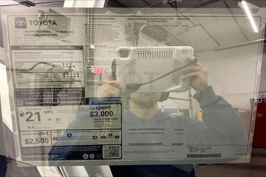 new 2025 Toyota Tacoma car, priced at $47,878