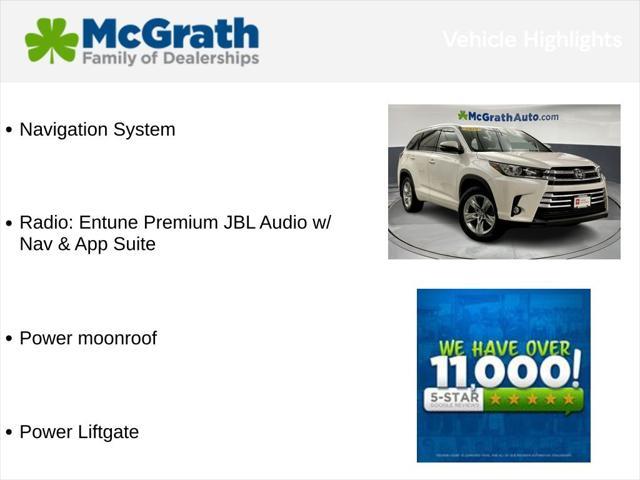 used 2019 Toyota Highlander car, priced at $33,339
