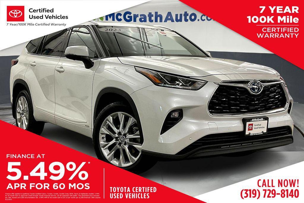 used 2023 Toyota Highlander Hybrid car, priced at $47,992